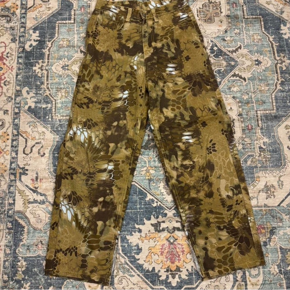 Men's Tactical Snake Skin Camouflage Cargo Pants